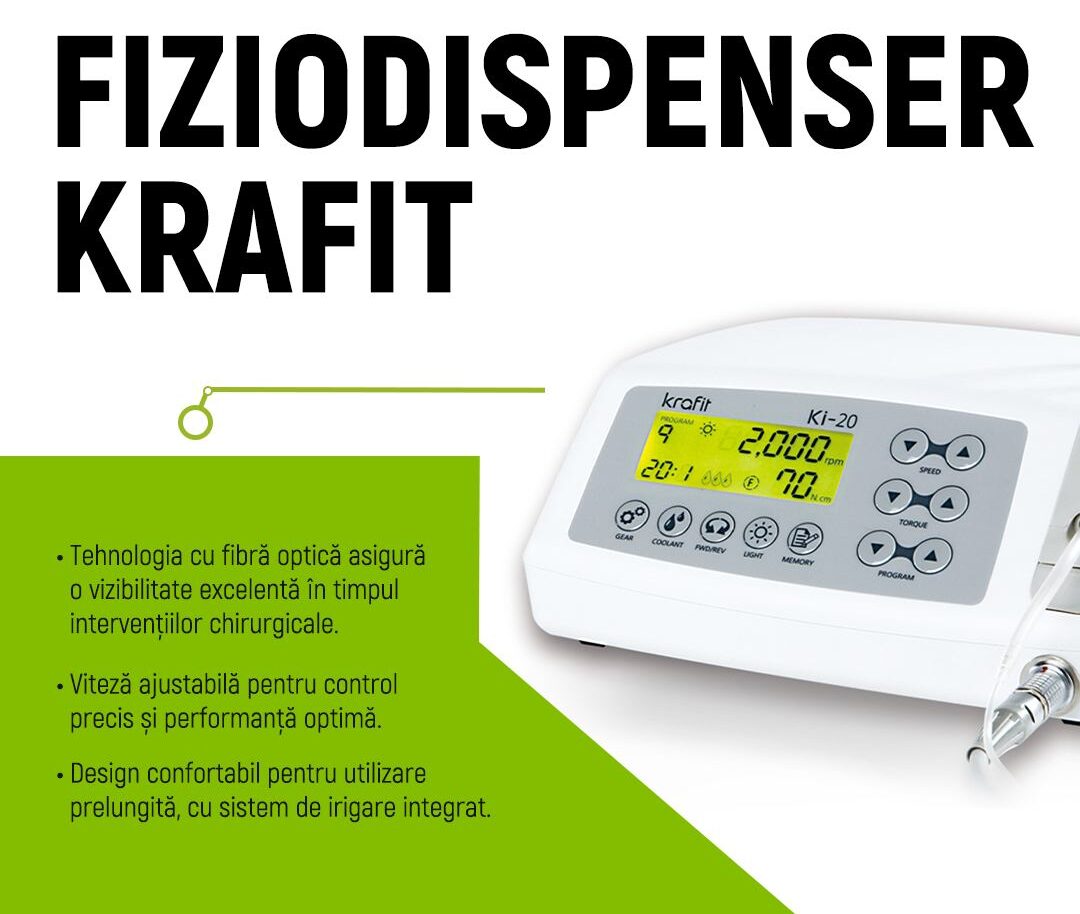 Fiziodispenser Krafit cu fibra optica 