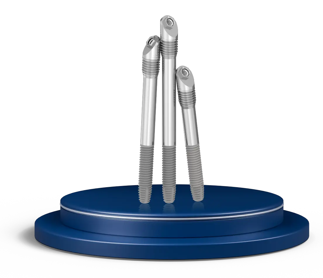 Stand with implants lo 1