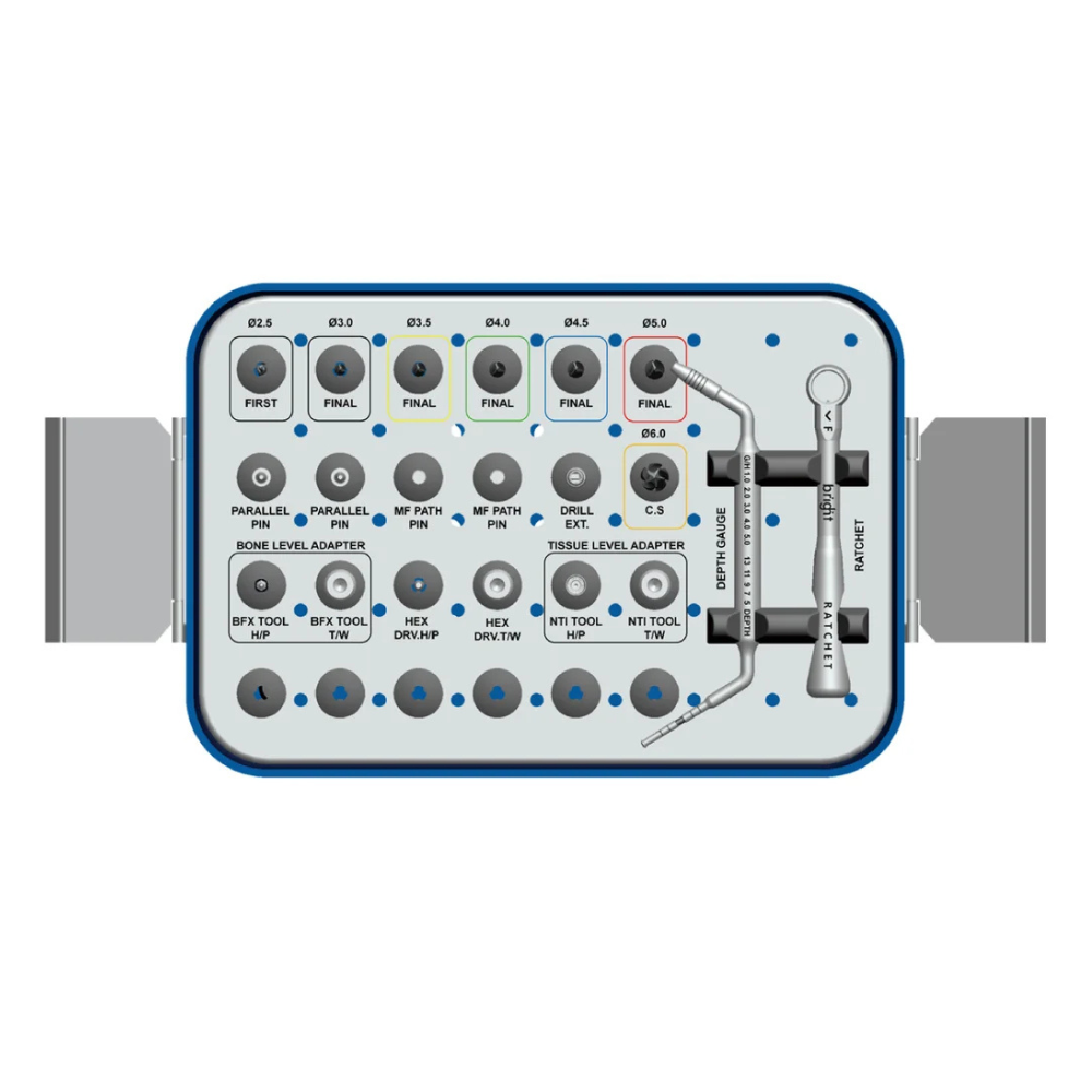 Trusa chirurgicala Dentium Bright Lindemann Drill Kit BGLK