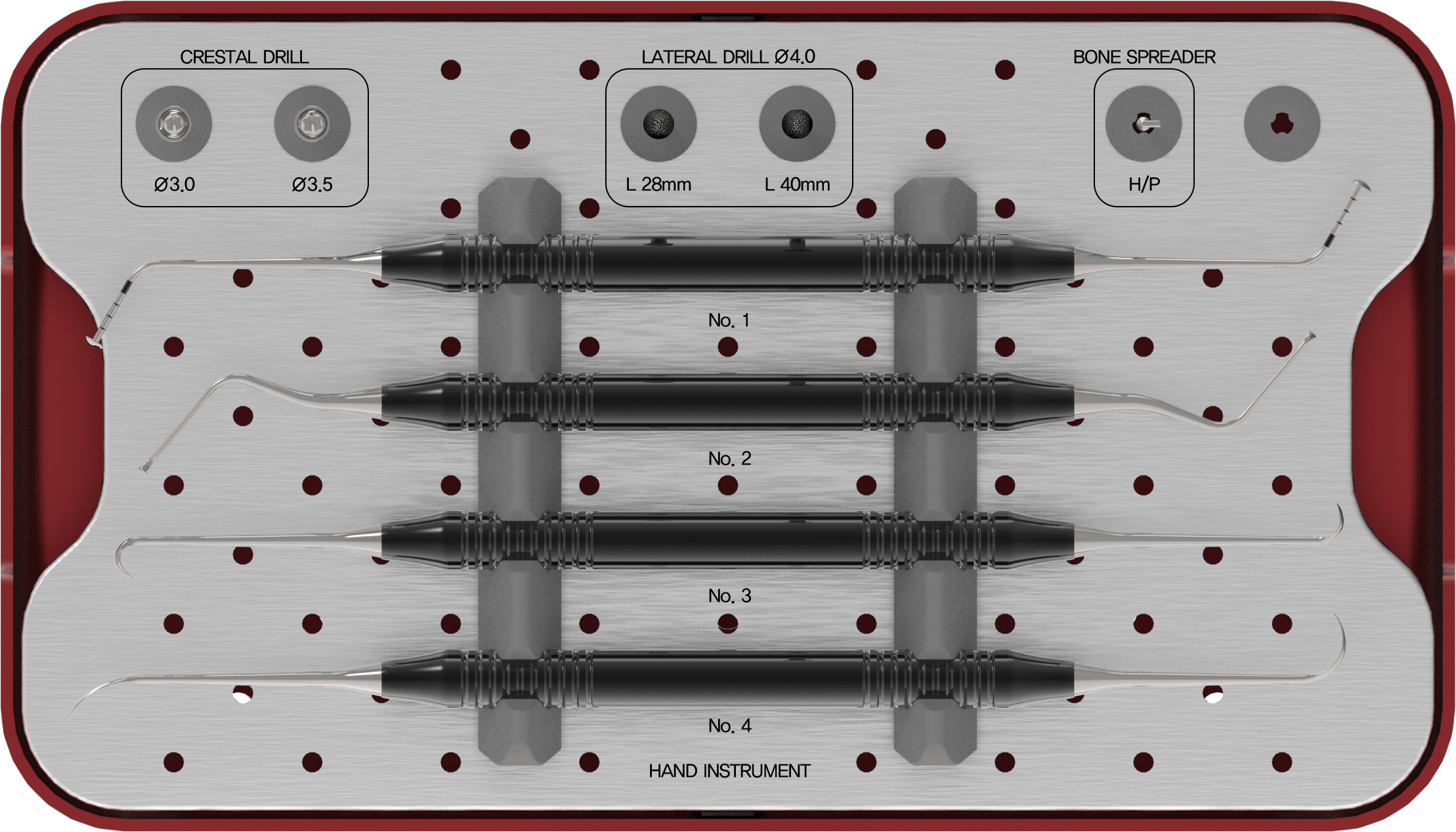 Trusa chirurgicală Dentium Sinus Kit – Simple DASK-S